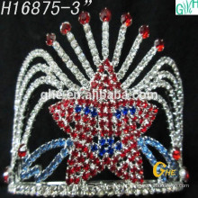 Coroa linda da moda coroa da festa da beleza congelada